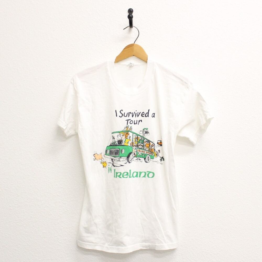 Vintage I Survived A Tour In Ireland T Shirt Medium
